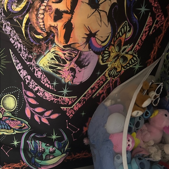 Colorful Psychedelic Wall Art.  tapestry from spencer’s - Picture 3 of 4